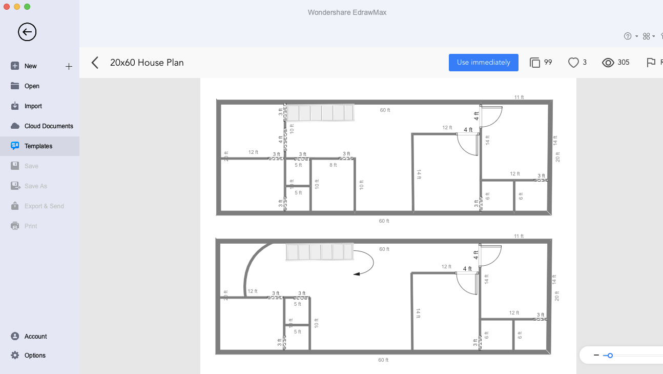 How to Draw a House Plan Easier With EdrawMax? Ubuntu Manual
