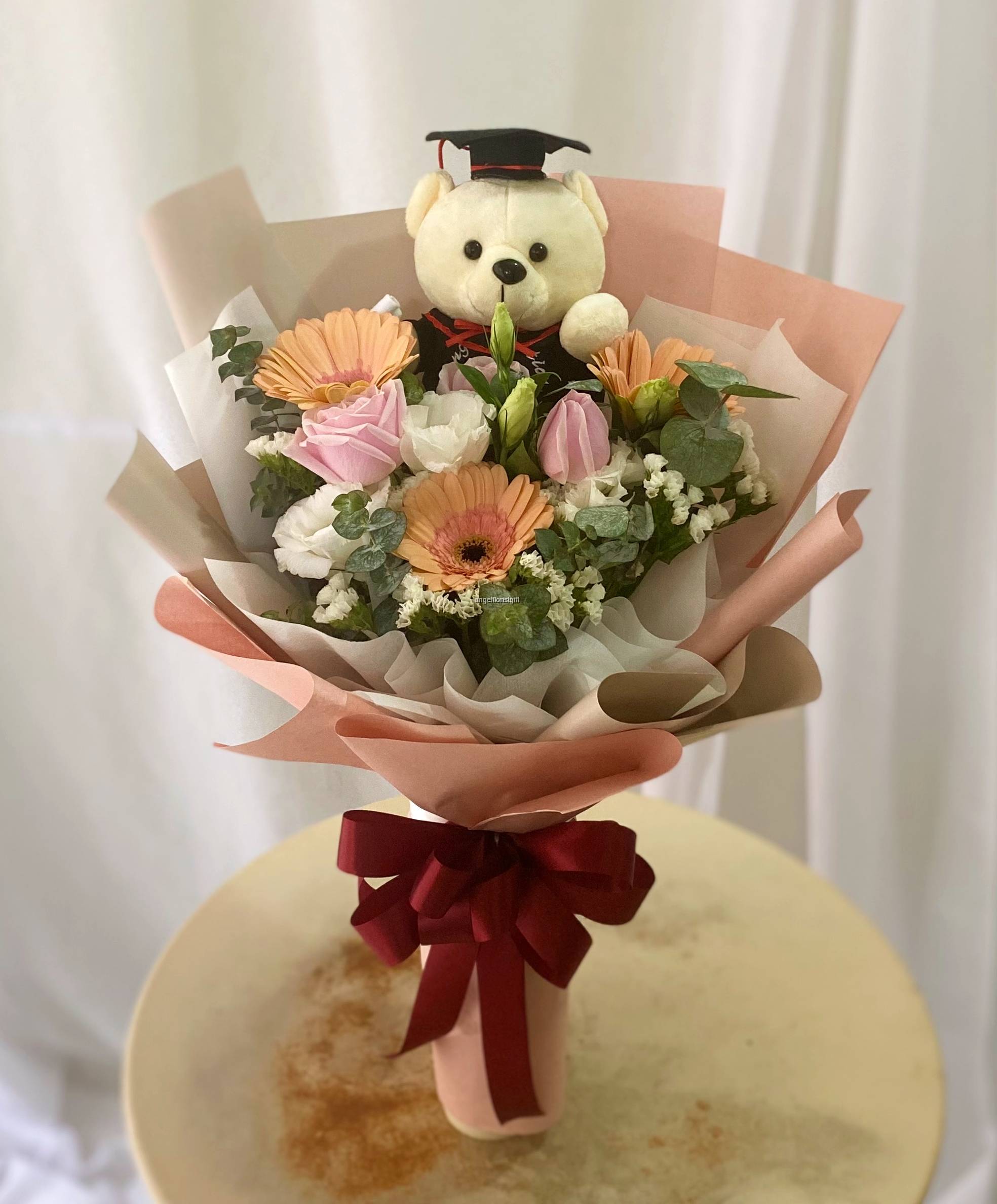 Celebrate Graduation with a Bouquet and Bear