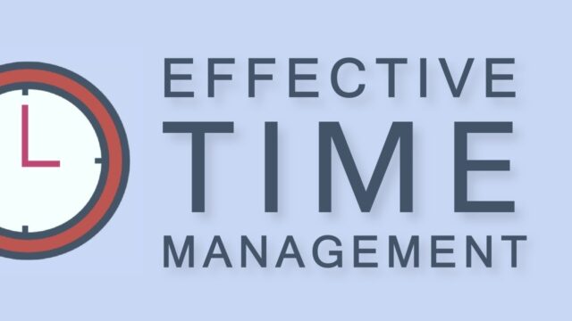 Effective Time Management